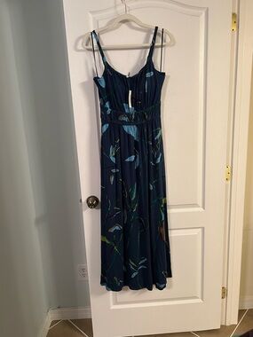 NWT soma soft jersey Maxi Dress with bra cups and pockets medium